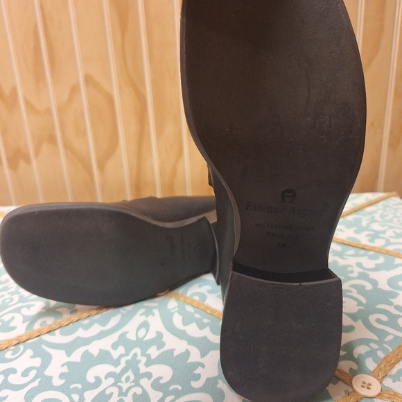 Made in Brazil ETIENNE AIGNIER brown leather loafers 7 - Picture 8 of 10